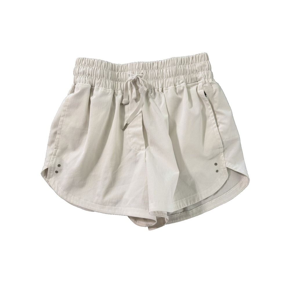PUMA Women's Size Small White Athletic Shorts 4"